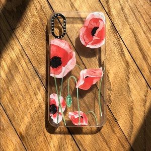 iPhone X Casetify cover poppies